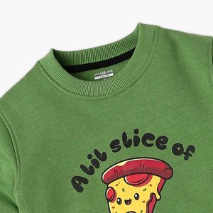 Boy&#39;s Regular Fit Printed Sweat Tee