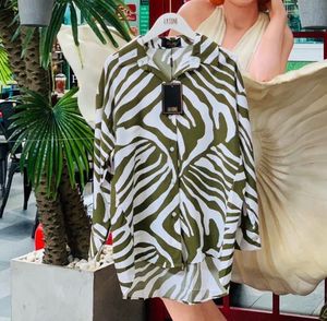 La Tune Zebra Print Button-Down Shirt