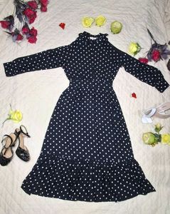 Polka Dot Midi Dress