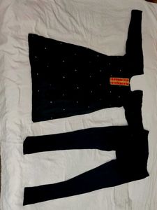 Black Kurta Set