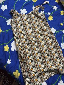 Patterned Sleeveless Top