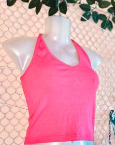 Size Small 🎁Buy 2 Get 1 Free 🎁Pink Halter Top