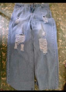 Women Flared High Rise Dark Blue Jeans