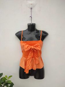 Zara Back Tied Knit Top