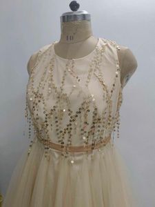 Sequin Tulle Mini Dress