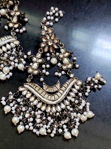 Parinika Earrings With Ear Chains