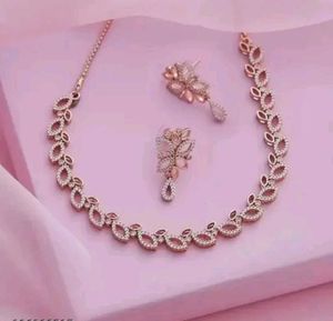 BOGO! Rose Gold &amp; Black Diamond Choker Set Combo