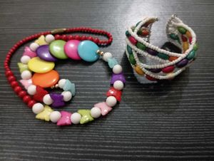 Colorful Beaded Jewelry Set for kids
