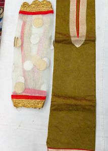Unstitched Ladies Suit With Stole Net Dupatta