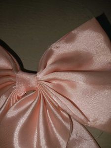Peach Hair Bow