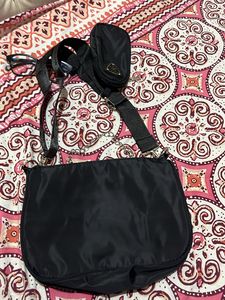 Prada And Savana Black Dupe Sling Bag