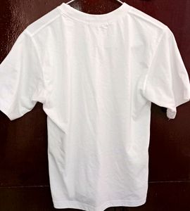 Unisex White Regular T-shirt
