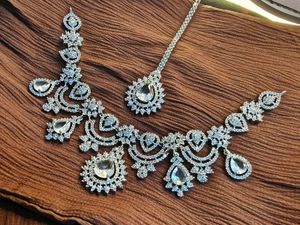 American Diamond Jewellery Set