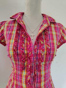Y2k Button Down Top