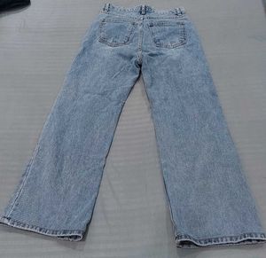 Wide Leg Denim Jeans