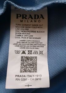 Prada Light Blue Polo Shirt