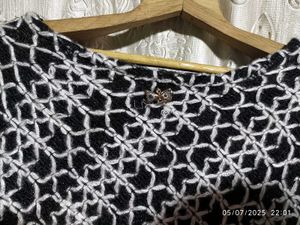 Crochet Poncho with Fringe