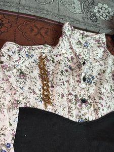 Its A Beautiful Floral Cord Set Top