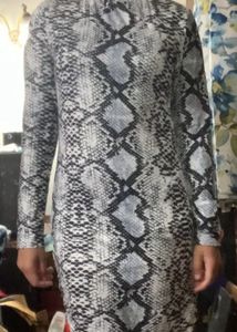 Snake Pattern Dress