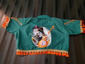 Radhe Krishna Print Blouse 💚