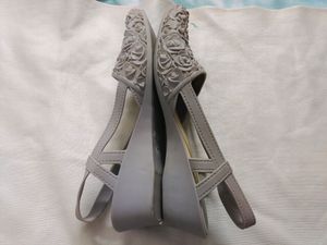 Women Grey Wedges Footwear