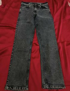 Charcoal black Straight Fit Jeans
