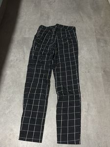 Checkered Black Pants