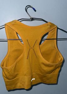 Yellow Sports Bra
