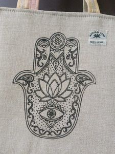 100% Hemp Tote Women&#39;s Bag For Office Travelling