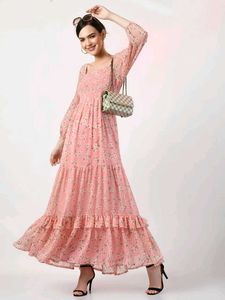 New Stayle Beautiful Women Gown Dress Inpoted Dres