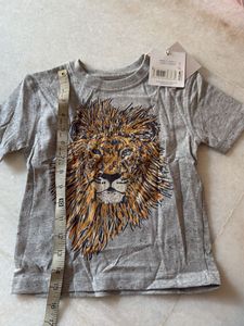 A New Brand Grey T-shirt For Toddlers Boy
