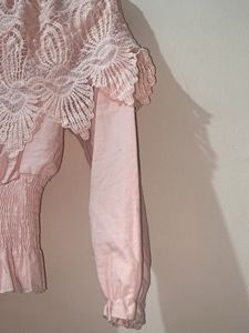 Pinterest Pink Off The Shoulder Top