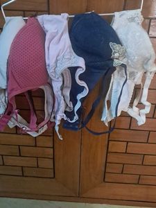 Combo Of  Five Imported Fabric Bra ImportedFabric