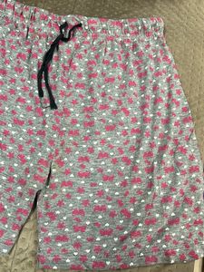 Cute Bow heart Printed Lounge Shorts