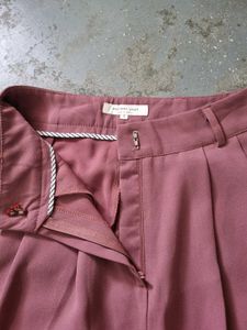 Dusty Rose Wide Leg Pants