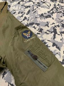 Olive Green Bomber Jacket