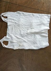 White Tee with Red Bows