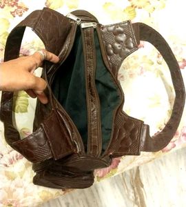 Brown Leather Handbag