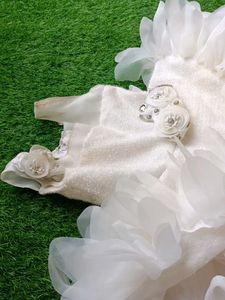 White Party Dress For Baby Girl