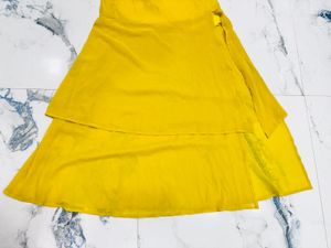 Yellow Flowy Summer Dress