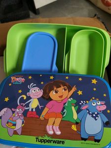 Dora Tupperware Lunch Box Set
