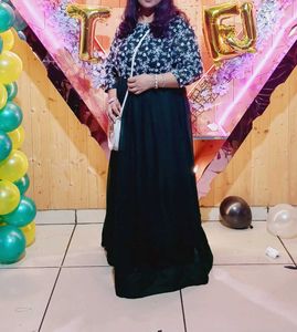 Elegant Black Ethnic Gown