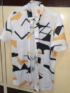 Abstract Print Shirt