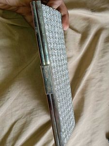 Sparkling Silver Clutch