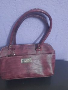 Burgundy Handbag