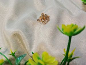 Double Butterfly Finger Ring