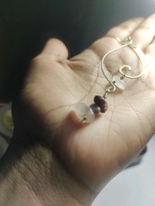 Handmade Real Crystal Stone Earrings