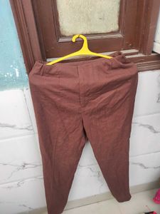 Brown Casual Pants