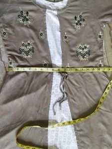 Grey Colour Gorgeous Kurta