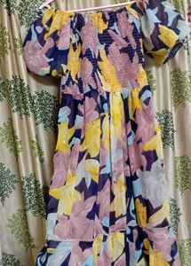 Floral Off-Shoulder Dress